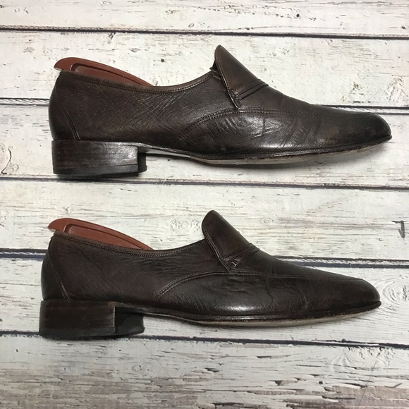 Bally Men's Brown Loafers Size 9 Narrow - Picture 3 of 6